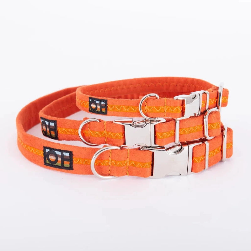 Oscar & Hooch Signature Snap Dog Collar | Multiple Colours Clementine / S