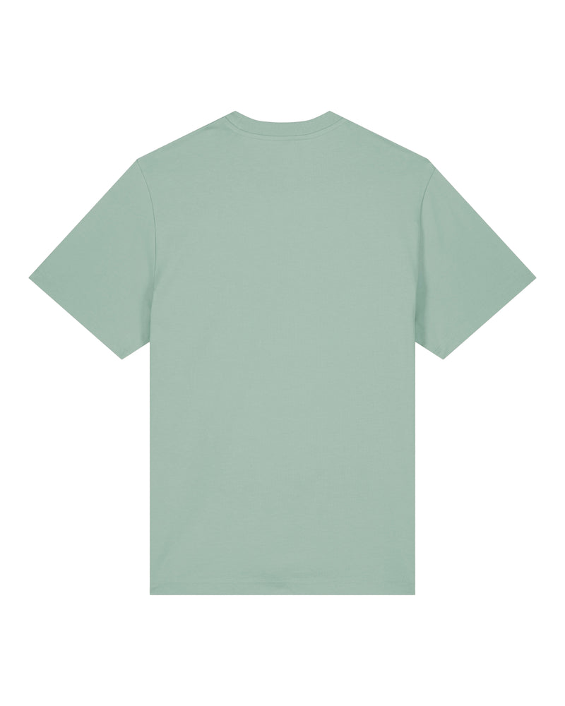hewn. Womens Organic Cotton Relaxed-Fit T-shirt in Aloe Green