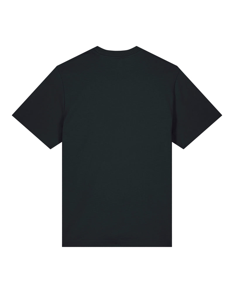 hewn. Womens Organic Cotton Relaxed-Fit T-shirt in Jet Black