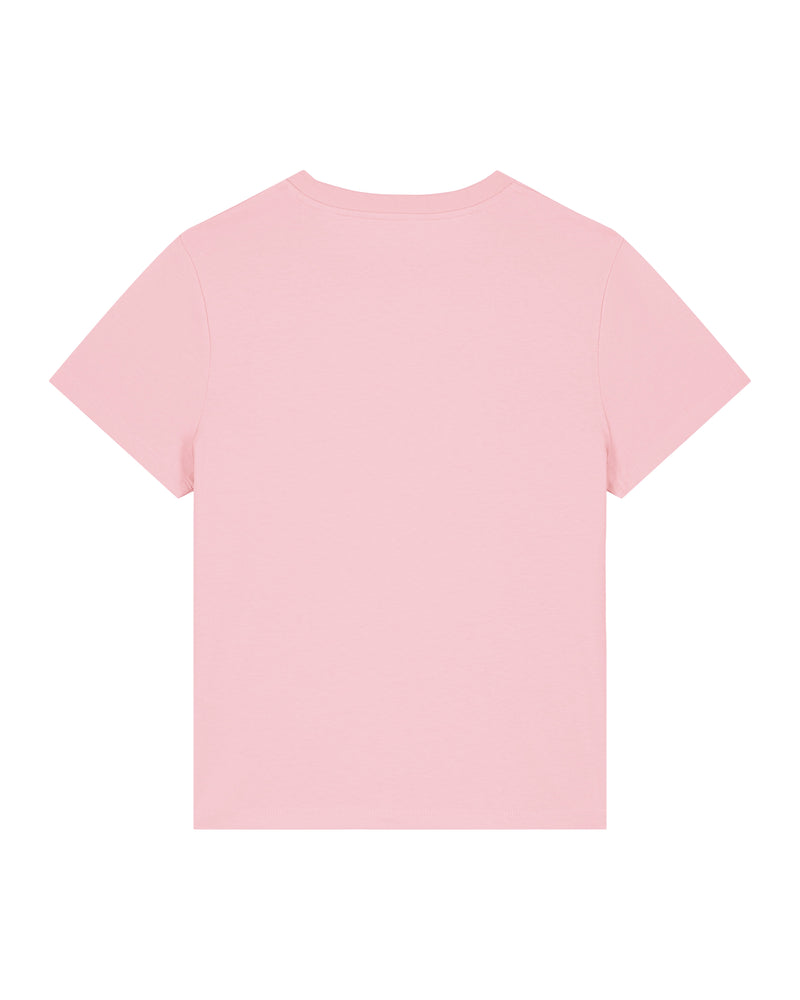 hewn. Womens Classic-fit Organic Cotton T-shirt in Cherry Blossom Pink