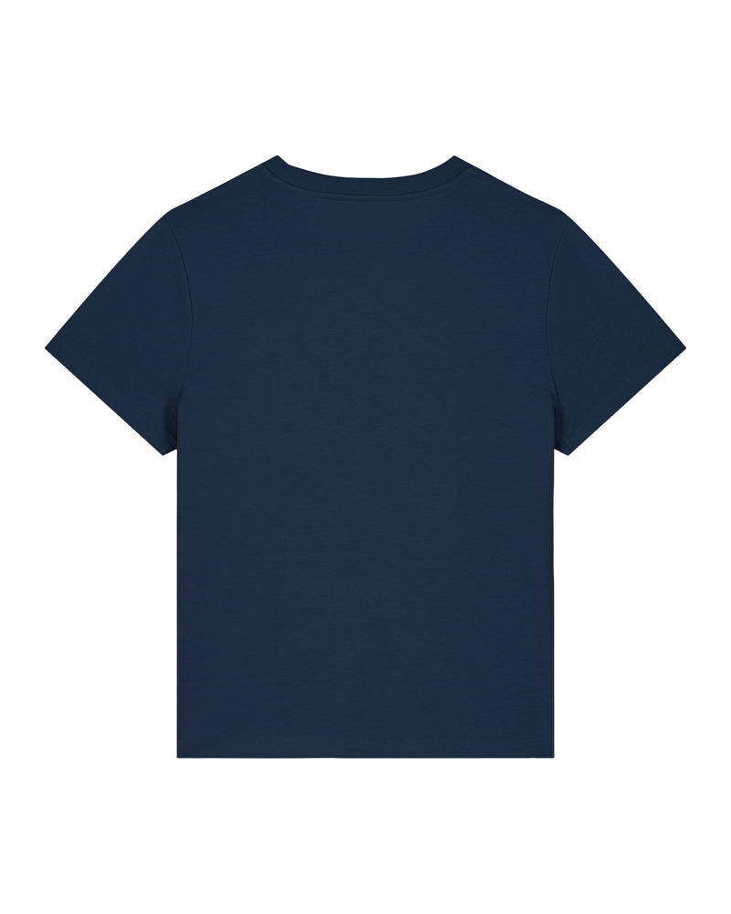 hewn. Womens Classic-fit Organic Cotton T-shirt in Midnight Navy