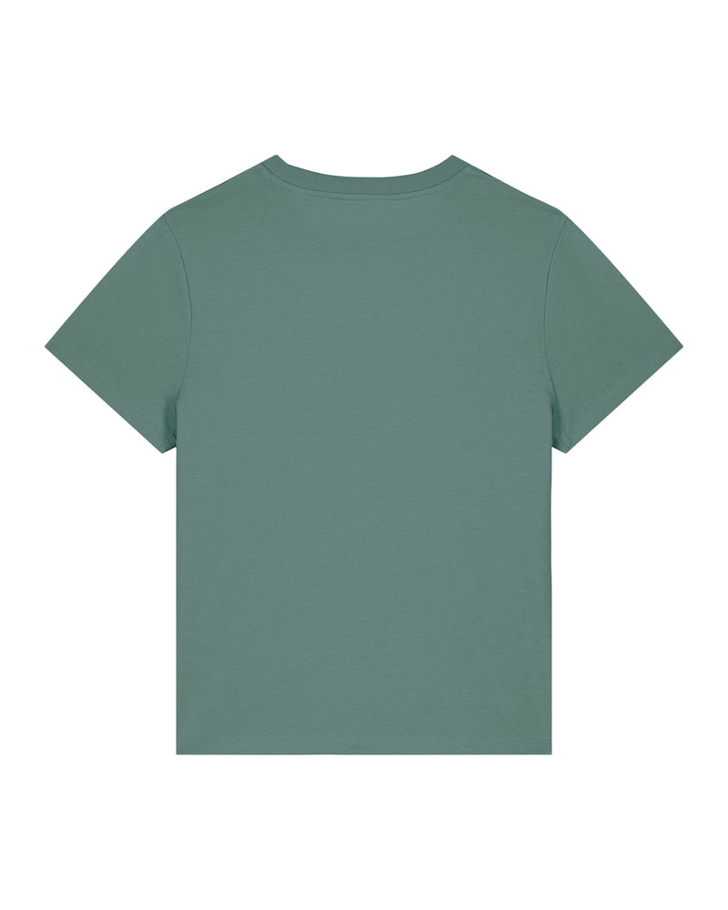 hewn. Womens Classic-fit Organic Cotton T-shirt in Eucalyptus Green