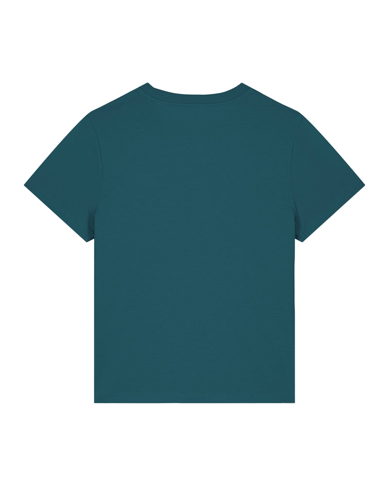 hewn. Womens Classic-fit Organic Cotton T-shirt in Ocean Blue