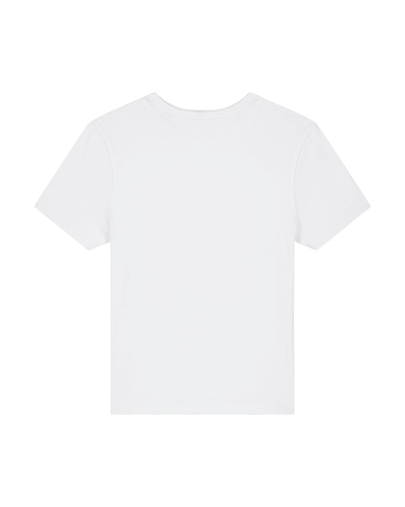 hewn. Womens Organic Cotton Fitted T-shirt in Snow White