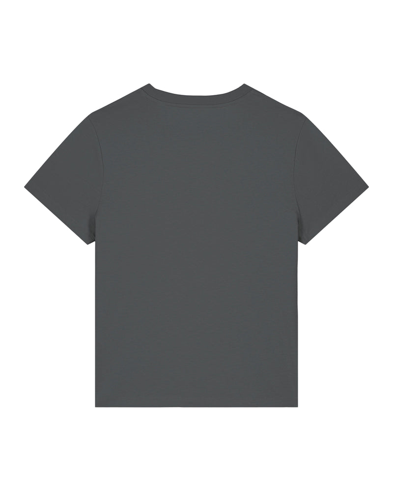 hewn. Womens Classic-fit Organic Cotton T-shirt in Anthracite