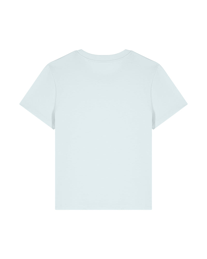 hewn. Womens Classic-fit Organic Cotton T-shirt in Blue Ice