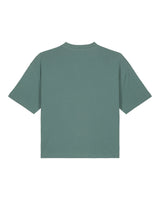 Immaculate Vegan - hewn. Womens Organic Cotton Boxy T-shirt in Eucalyptus Green