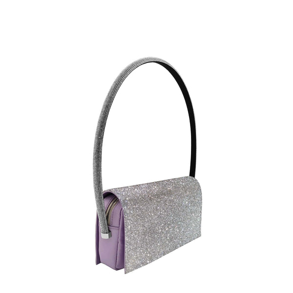 Ava Wonder Vegan Purse | Silver & Purple