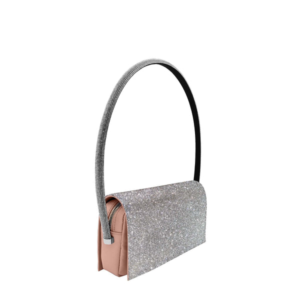 Ava Wonder Vegan Purse | Silver & Pink
