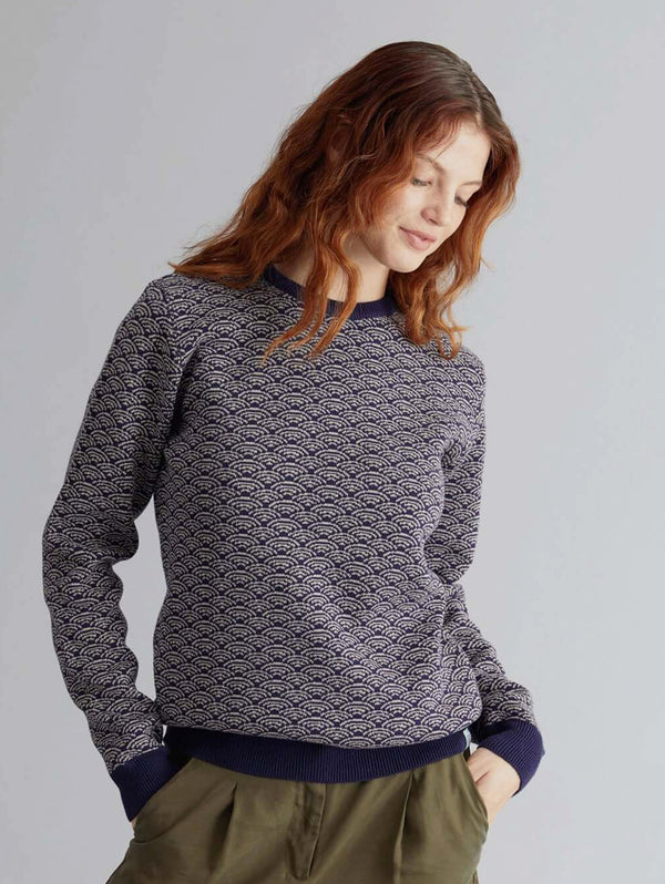 KOMODO Tara Women's Organic Cotton Jumper | Navy