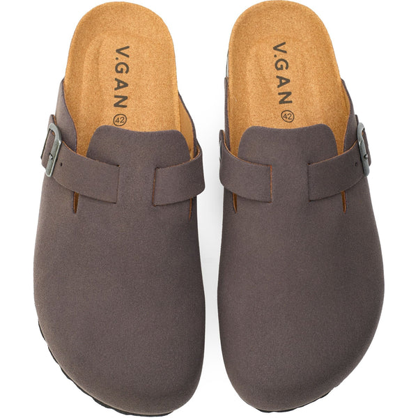 Taro Comfort Men's Vegan Footbed Slippers | Grey