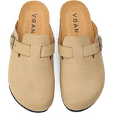 Immaculate Vegan - V.GAN Taro Comfort Men's Vegan Footbed Slippers | Beige