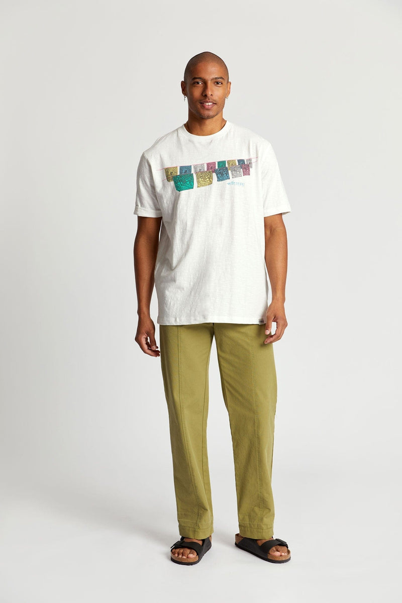 KOMODO FREE TIBET Tee Organic Cotton - Off White