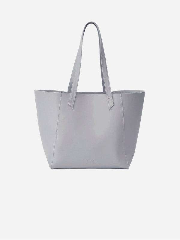 Totissimo Foldable Vegan Leather Tote Bag | Pearl