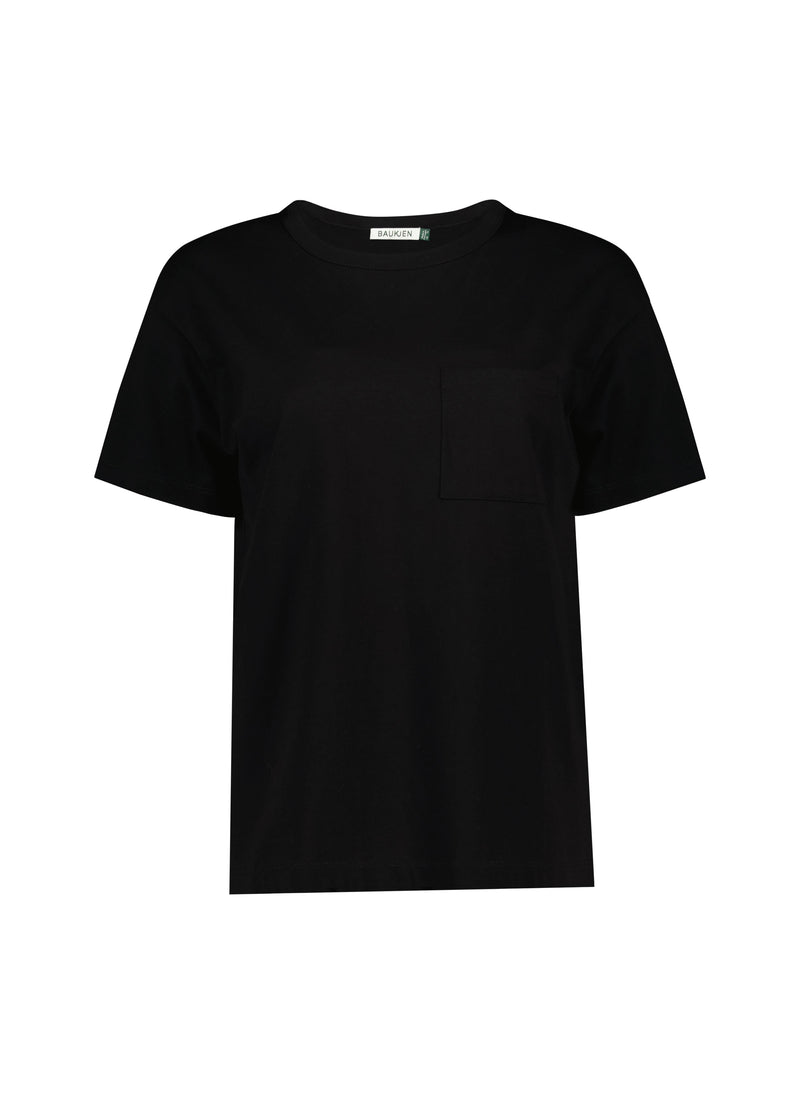 Baukjen Essentials Regenerative Cotton Perfect Tee | Caviar Black