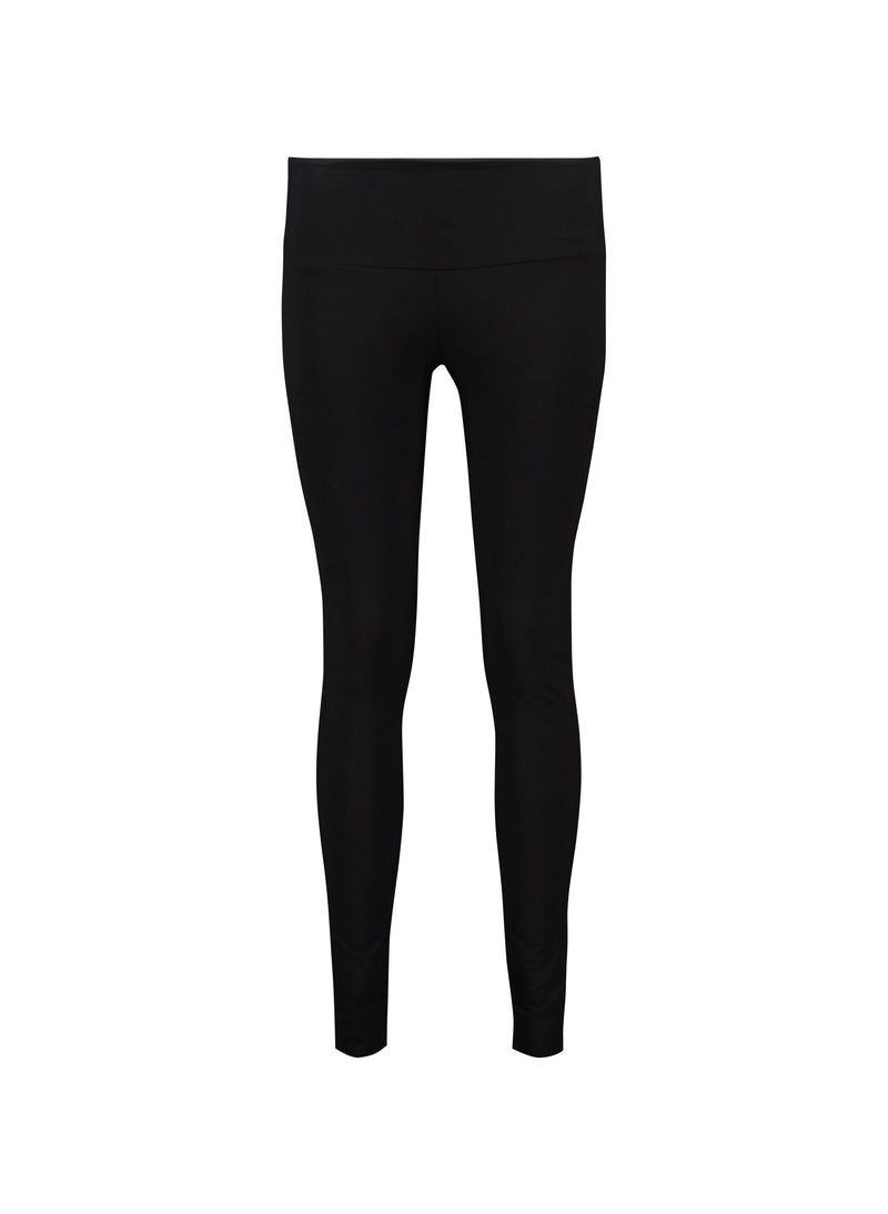 High Waist LENZING™ ECOVERO™ Comfort Leggings | Caviar Black