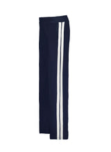 Immaculate Vegan - Baukjen Petite Tippi 2.0 LENZING™ ECOVERO™ Side Stripe Trousers | Navy & White