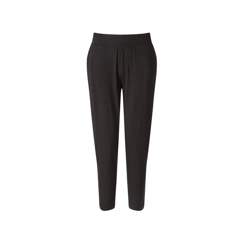 Petite Neath LENZING™ ECOVERO™ Tapered Trousers | Caviar Black