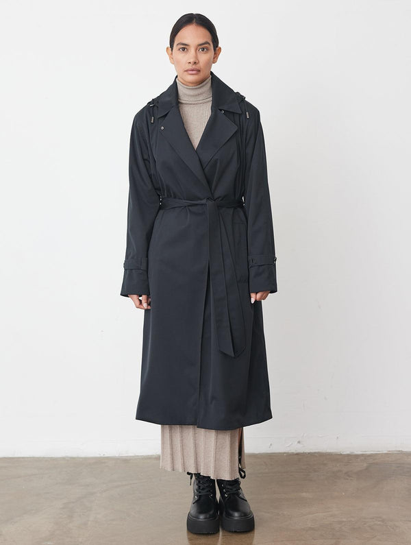Waterproof Trench Coat | Black