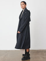 Immaculate Vegan - Waterproof Trench Coat | Black