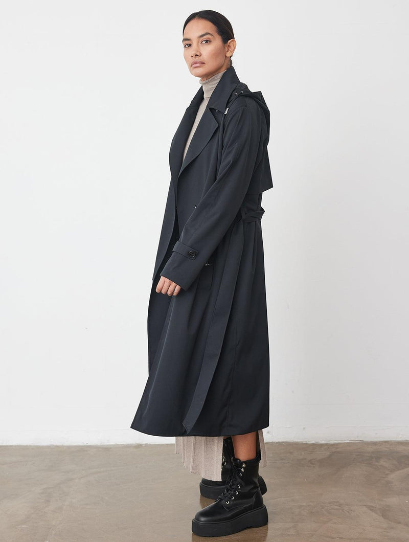 Waterproof Trench Coat | Black