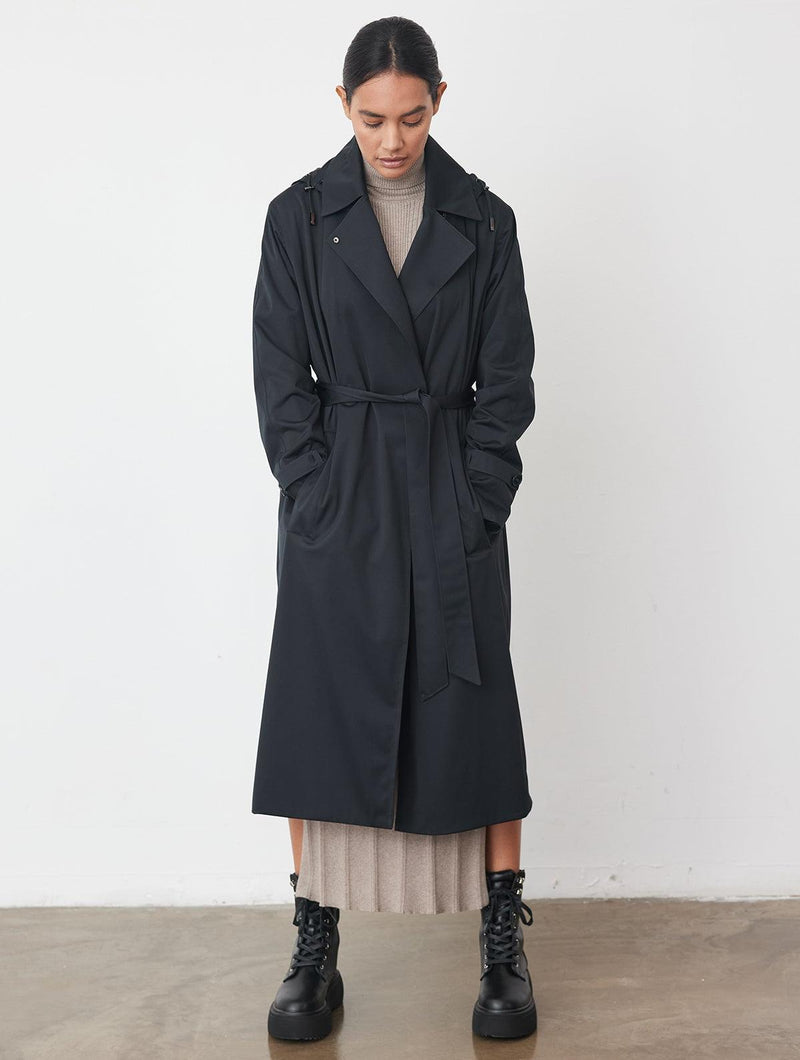 Waterproof Trench Coat | Black