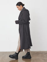 Immaculate Vegan - Waterproof Trench Coat | Black
