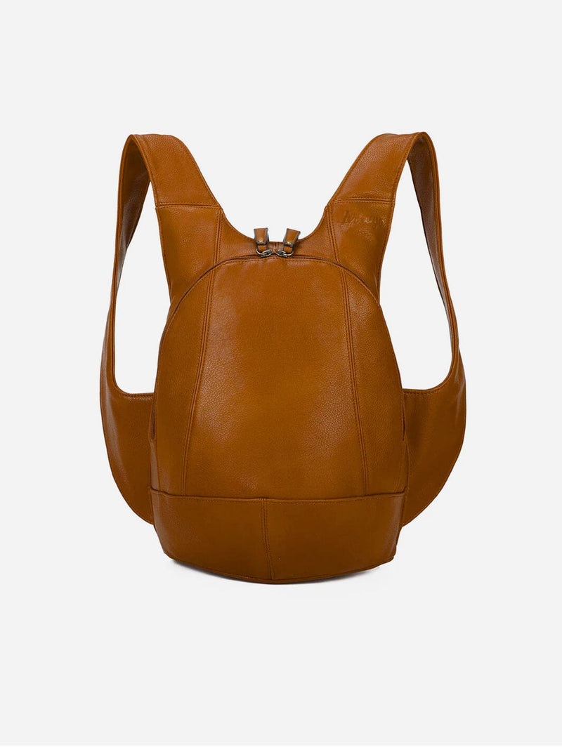 Arsayo The Original Vegan Leather Backpack | Camel