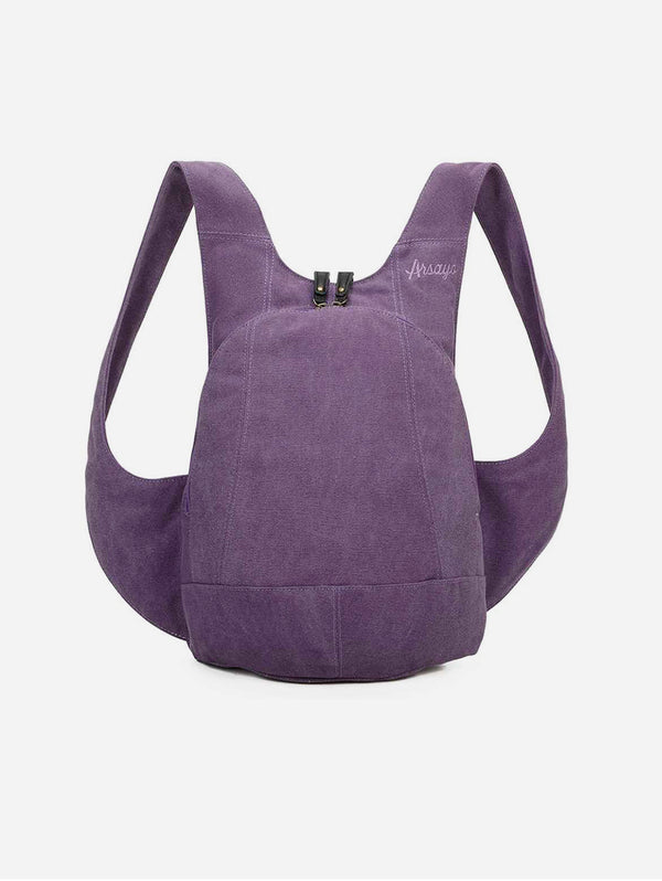 The Summer Vegan Canvas Backpack | Violet