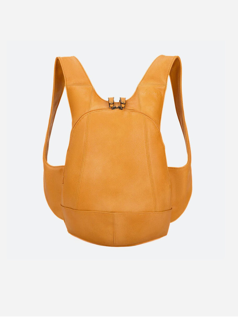 Arsayo The Original Vegan Leather Backpack | Mustard