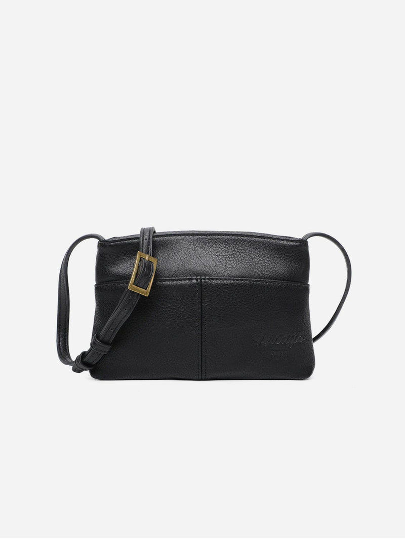 Arsayo The Original Vegan Leather Crossbody Pouch | Black Black