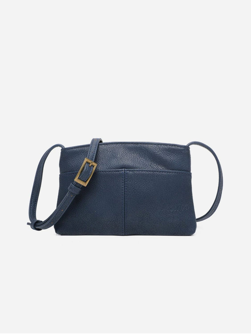 Arsayo The Original Vegan Leather Crossbody Pouch | Dark Blue Dark Blue