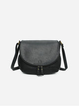 Immaculate Vegan - Arsayo The Original Vegan Leather Shoulder Bag | Black Black