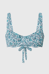 Immaculate Vegan - Turqueta Recycled Polyamide Bikini Top | Paisley Print