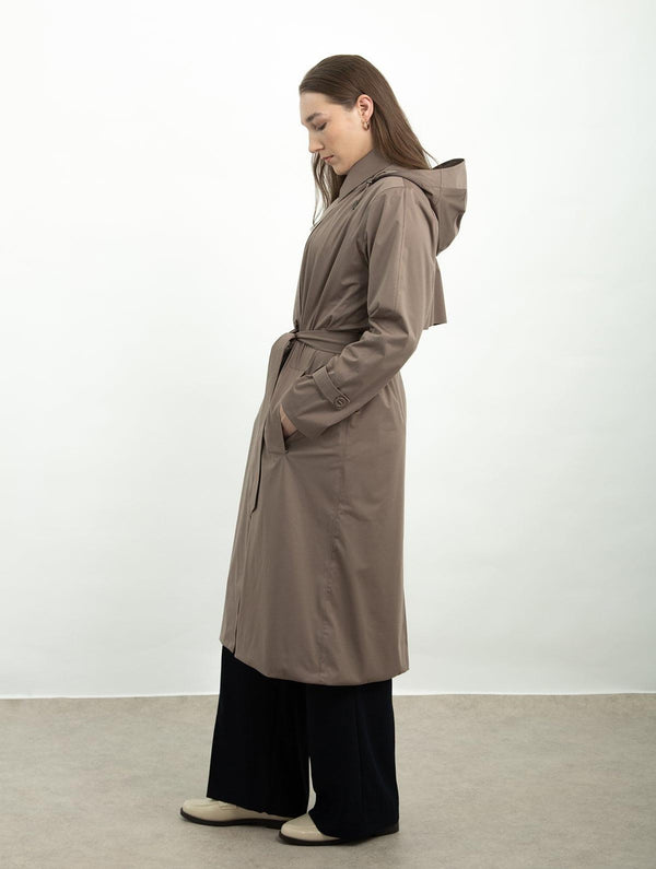 Waterproof Trench Coat | Warm Taupe