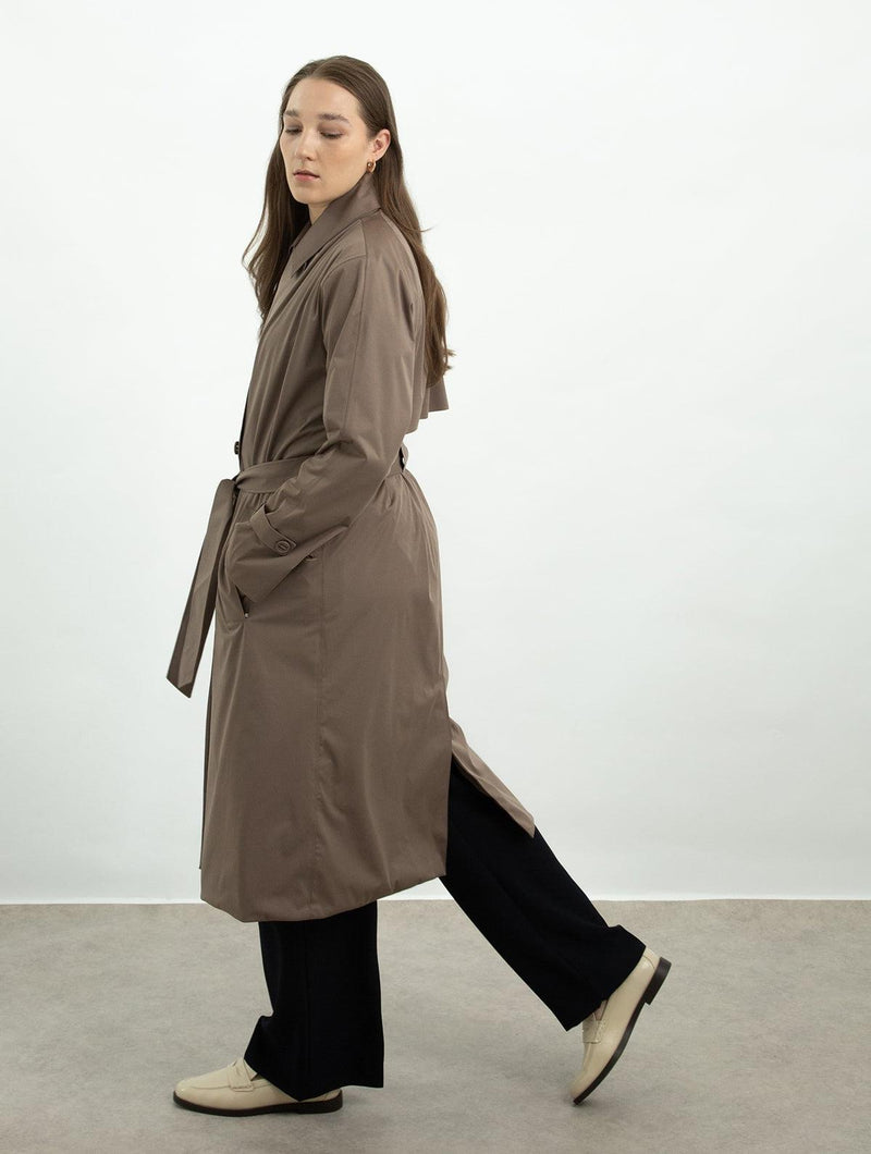 Waterproof Trench Coat | Warm Taupe
