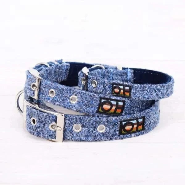 Oscar & Hooch Tweed Range Dog Collar | Multiple Colours