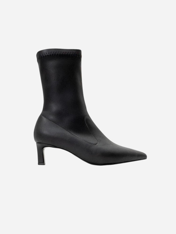 Prologue Shoes Lewin Black Cilt Pointed Toe Stiletto Boot (Women)