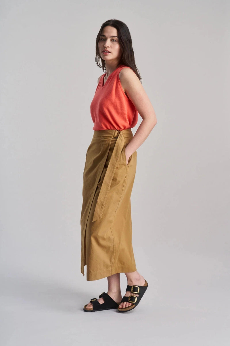 KOMODO Cargo Women's Organic Cotton Skirt | Camel