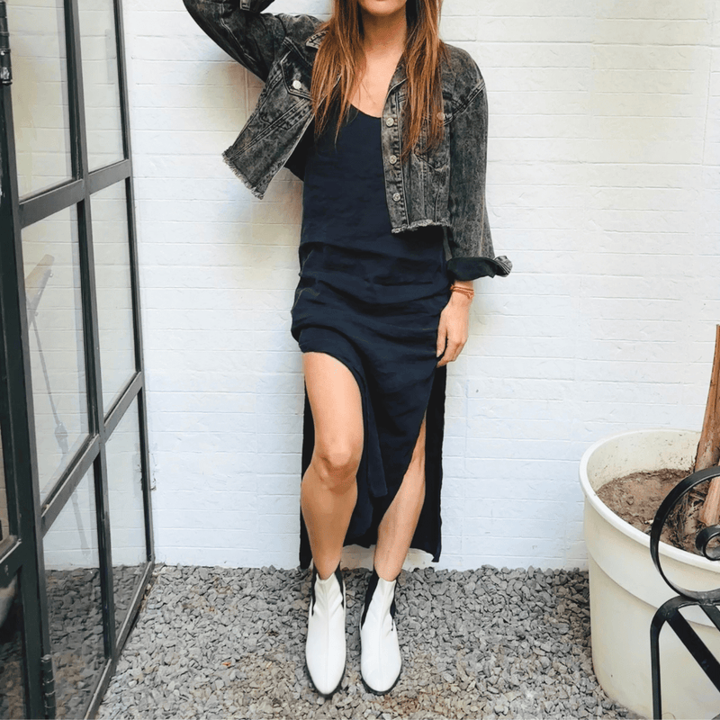 Voes & Co Harlow Chelsea Boots (vegan, white)
