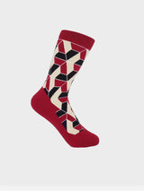 Immaculate Vegan - Peper Harow Vertex Women's Organic Cotton Socks | Red