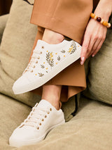 Immaculate Vegan - Virevolte Recycled Grain Vegan Sneakers | Mimosa