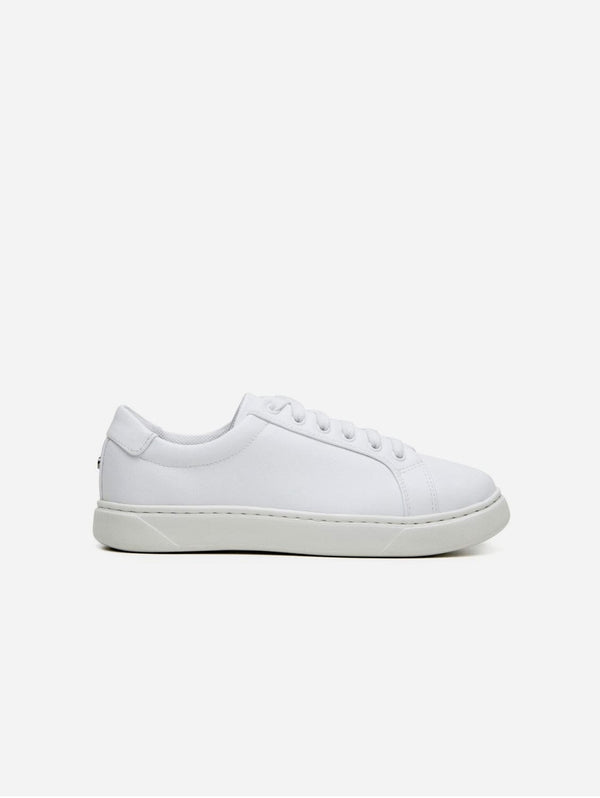 Voes & Co Brooklyn Vegan Corn Leather Sneakers | White