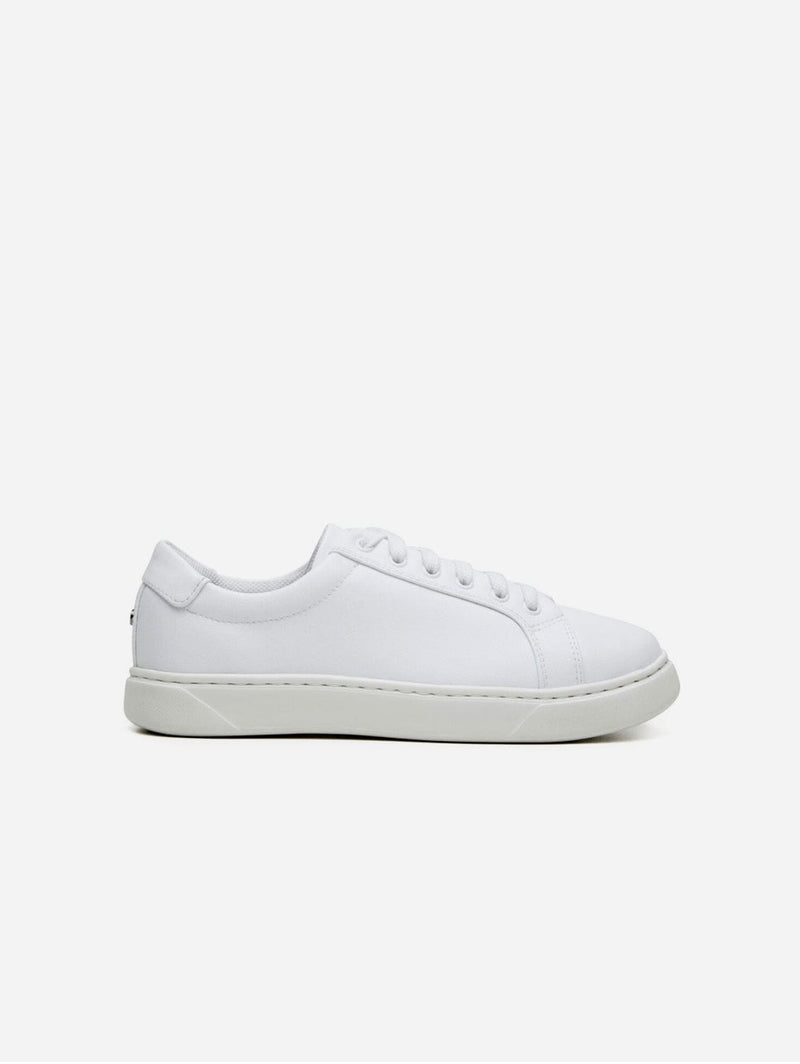 Voes & Co Brooklyn Vegan Corn Leather Sneakers | White