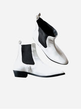 Immaculate Vegan - Voes & Co Harlow Chelsea Boots (vegan, white)