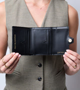 Immaculate Vegan - Votch Clemmie Vegan Bio-Based Bamboo Trifold purse in black