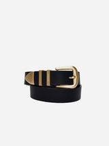 Immaculate Vegan - Votch Daisy Vegan Bio-Based Bamboo Western belt in black XS