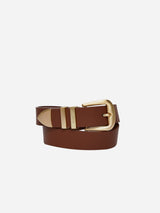 Immaculate Vegan - Votch Daisy Vegan Bio-Based Bamboo Western belt in brown XS