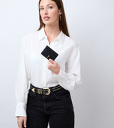 Immaculate Vegan - Votch Elia Vegan Bio-Based Bamboo leather card holder in black