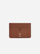 Immaculate Vegan - Votch Elia Vegan Bio-Based Bamboo leather card holder in brown